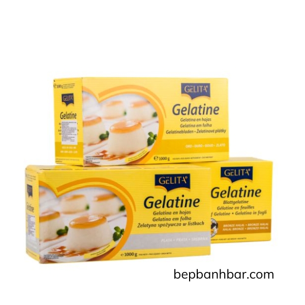 La Gelatine Gelita nhan vang