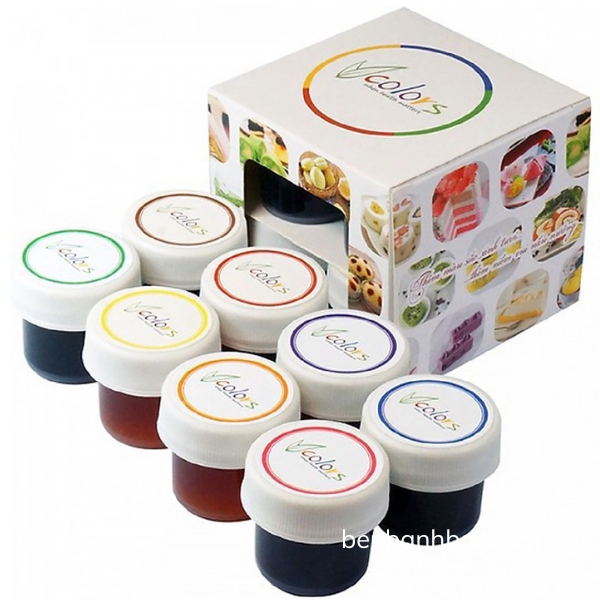 Mau gel thuc pham VColors