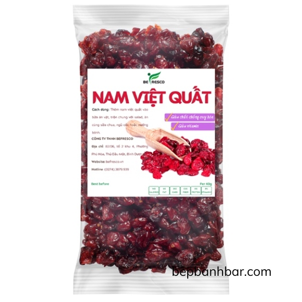 Nam viet quat say cranberry say Be Fresco