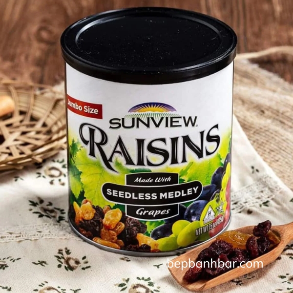 Nho kho Sunview Raisin