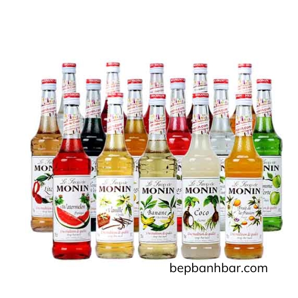 Siro MONIN cac vi chai 700ml